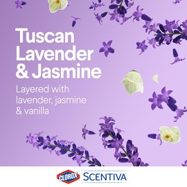 Clorox Scentiva Wipes, Bleach Free Cleaning Wipes - Tuscan Lavender & Jasmine, 70 Count