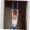 Kisangel Gymnastics Rings with Adjustable Straps Sturdy Indoor Pull Up