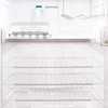 SPARES2GO Fridge Shelf Compatible with Logik Refrigerator Freezer (White, Adjustable,