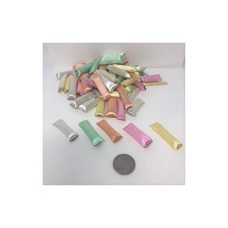 Old Fashion Chocolate Straws Pastel 1 pound chocolate filled straws