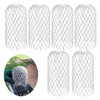 Gutter Guard, 6Pcs Gutter Screen Covers, Aluminum Gutter Downspout Guard