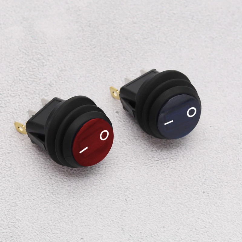 YINETTECH 4PCS DC12V 20A SPST 3 Pin 2 Position Waterproof