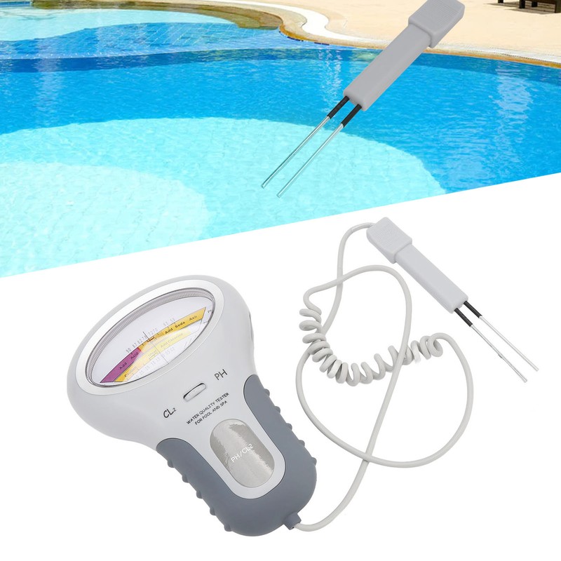 PH CL2 Level Water Quality Tester Professional Portable Chlorine PH