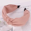 Amariver Pink Headbands for Women Wide Knotted Headband Top Knot