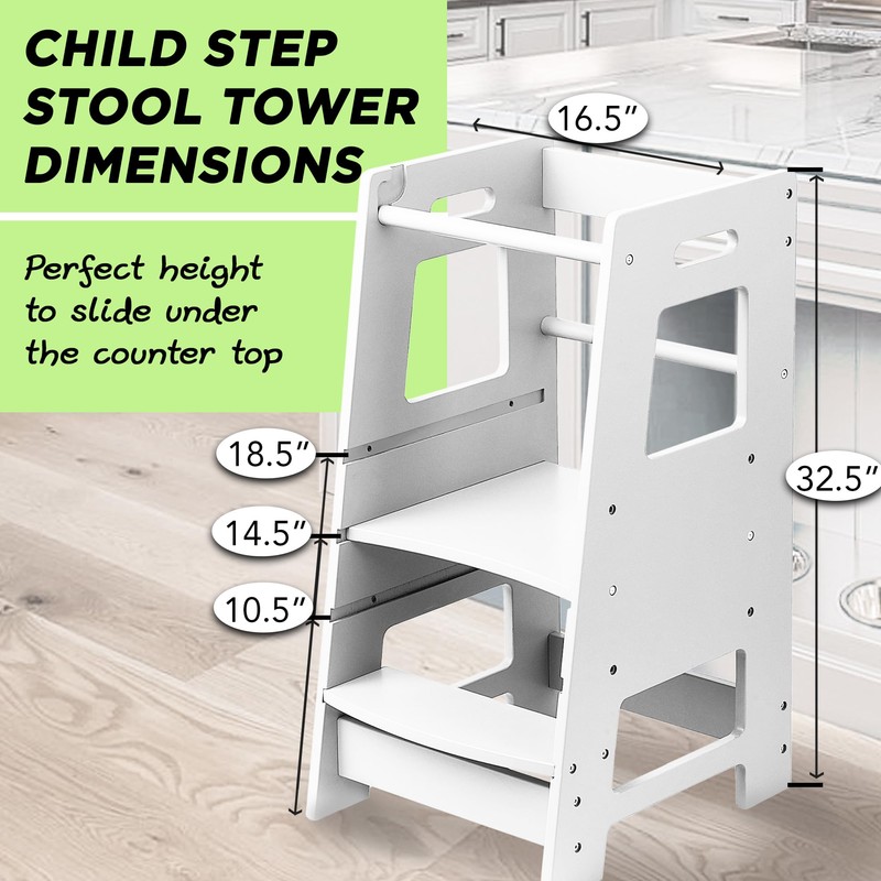 FOSSICS Stool Buddy Child Step Stool Tower for Kids |
