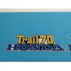 HONDA CT70 TRAIL70 1976 FRAME DECAL GRAPHIC SET (#H61)