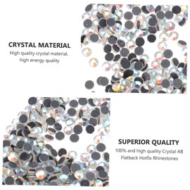 TEHAUX 1440pcs Jewelry Making Kit Crystal Ab Hotfix Rhinestones for DIY Decoration