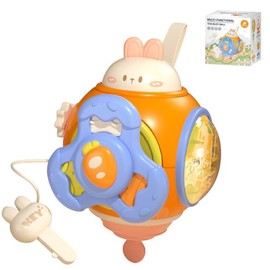 Juguetes Sensoriales Montessori para Niños, Cubo de Actividades de Viaje 6 en 1, Habilidades Motoras Finas, Juguetes de Coches, Juguetes de Cohetes, J