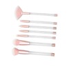 NOLITOY 14pcs Transparent Crystal Makeup Brush Women Sand Assembly Tool