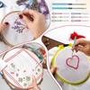 12 Pieces Punch Needle Kit, Embroidery Punch Needle Tool Adjustable