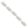 50pcs Hair Extension Clips Set Stainless Steel DIY 8 Teeth