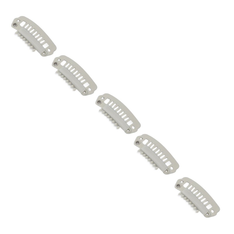 50pcs Hair Extension Clips Set Stainless Steel DIY 8 Teeth