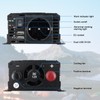 Nastopee Spannungswandler 12v 230v,wechselrichter 2000w,mit Alligatorclip Zigarettenanzünder Stecker,1 Ac Steckdose