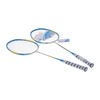 2 Player Badminton Racquets Set Lightweight Full Carbon Double Rackets