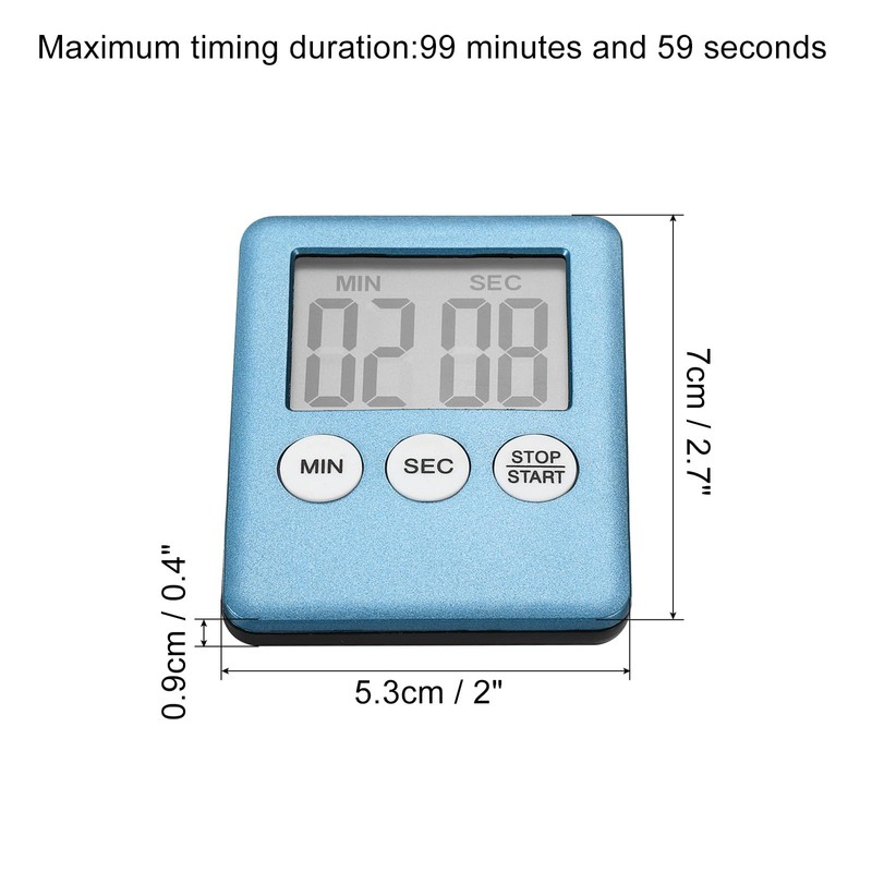 PATIKIL Digital Timer, 1Pcs Small Count Down/UP Clock with Magnetic,