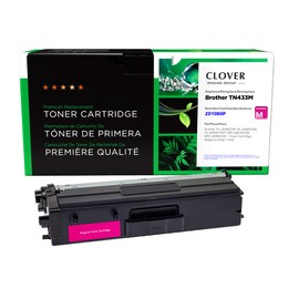 Clover Remanufactured Toner Cartridge Replacement for Brother TN433M | Magenta | High Yield