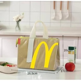 Funny McDonald's Insulated Lunch Bag Women Men Portable Waterproof Lunches Box Tote For Picnic Work Travel - Color: 5