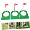 KOMBIUDA Regulation Size Golf Hole Cup Set 3 Putters for