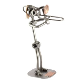 Steelman24 I Nuts and bolts sculpture Trombone I Handmade ornaments I Made in Germany I I Metal figurine