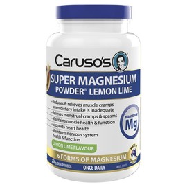 Carusos Super Magnesium Powder Lemon/Lime 250g