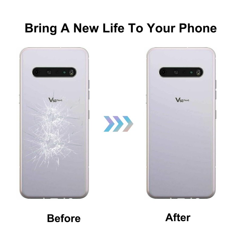 BATLABB Compatible with LG V60 ThinQ 5G Back Cover, Replacement