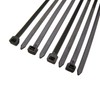 HORZEFIX Cable Ties Pack of 100 Black Long UV Resistant