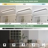 Vloitgol Modern Linear Ceiling Light, 31.5Inch Dimmable LED Flush Mount