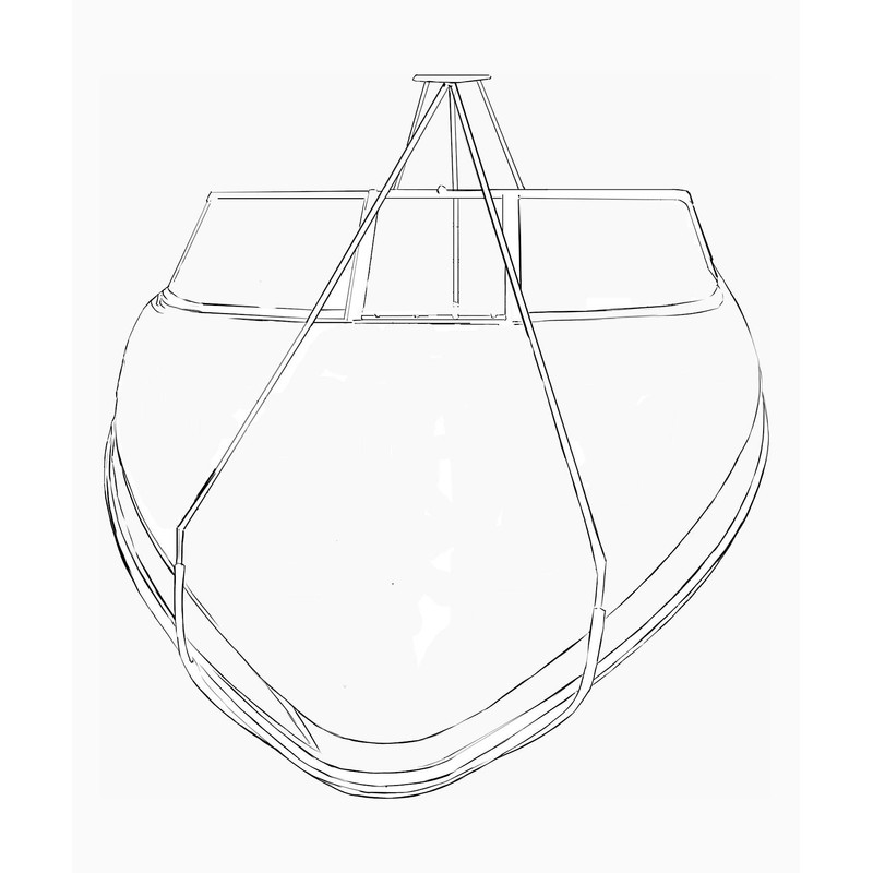 SBU Boat Accessories - Boat Cover Support Pole System with