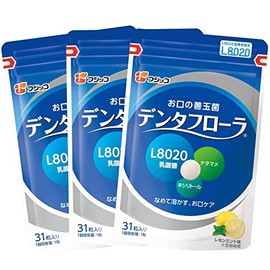 フジッコ デンタフローラ（1袋31粒入り/約1ヶ月分）3袋セット L8020乳酸菌 口内ケア 口内環境 ナタマメ キシリトール お口のねばつき すっきり タブレット