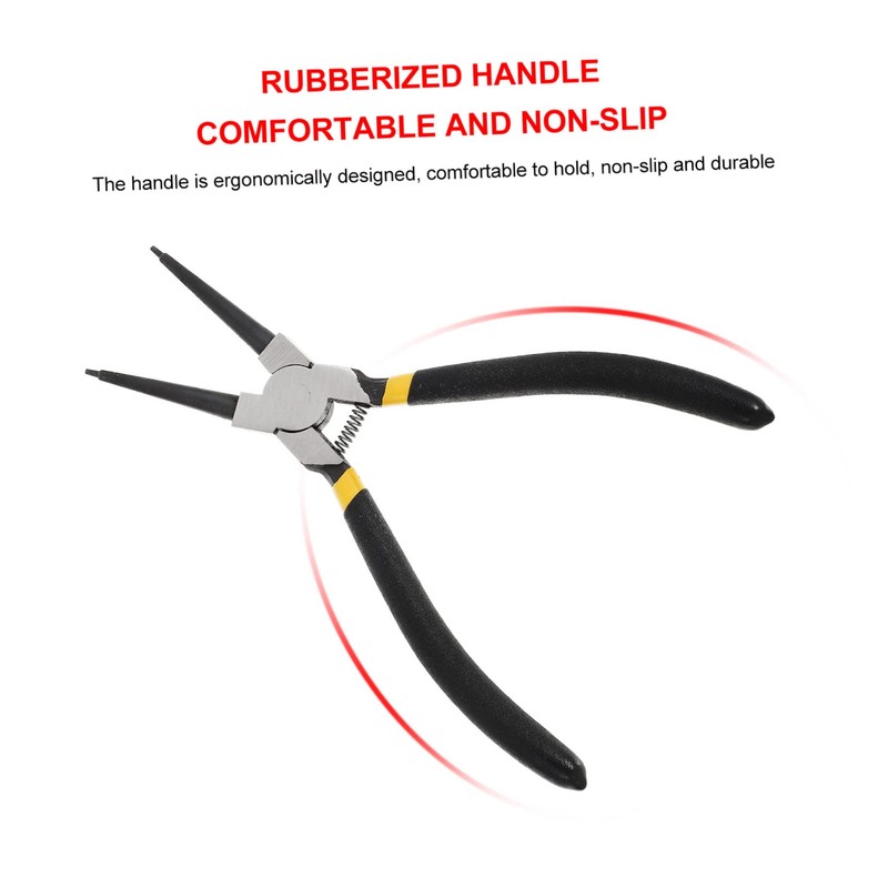 DOITOOL 4pcs Multifunctional Retainer Plier Internal External Spring Calipers Non-