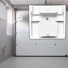 Garage Door Sensor Bracket Compatible with SimpliSafe | Universal All-in-One Mounting Kit | Fast and Easy Installation - Sensor Not Included