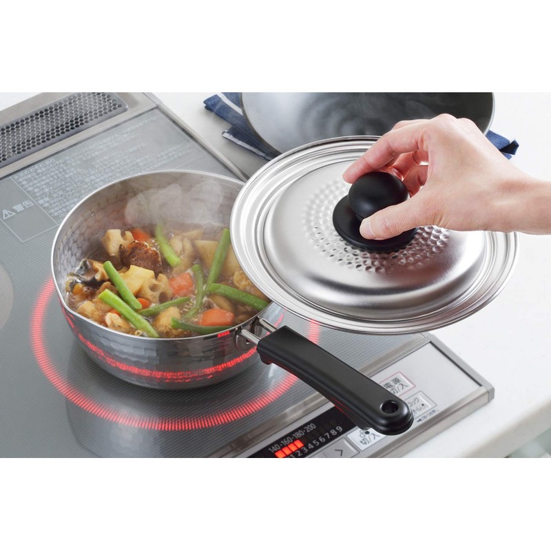 Ajiichi SJ3119 Snow Flat Pot with Lid 7.1 - 7.9