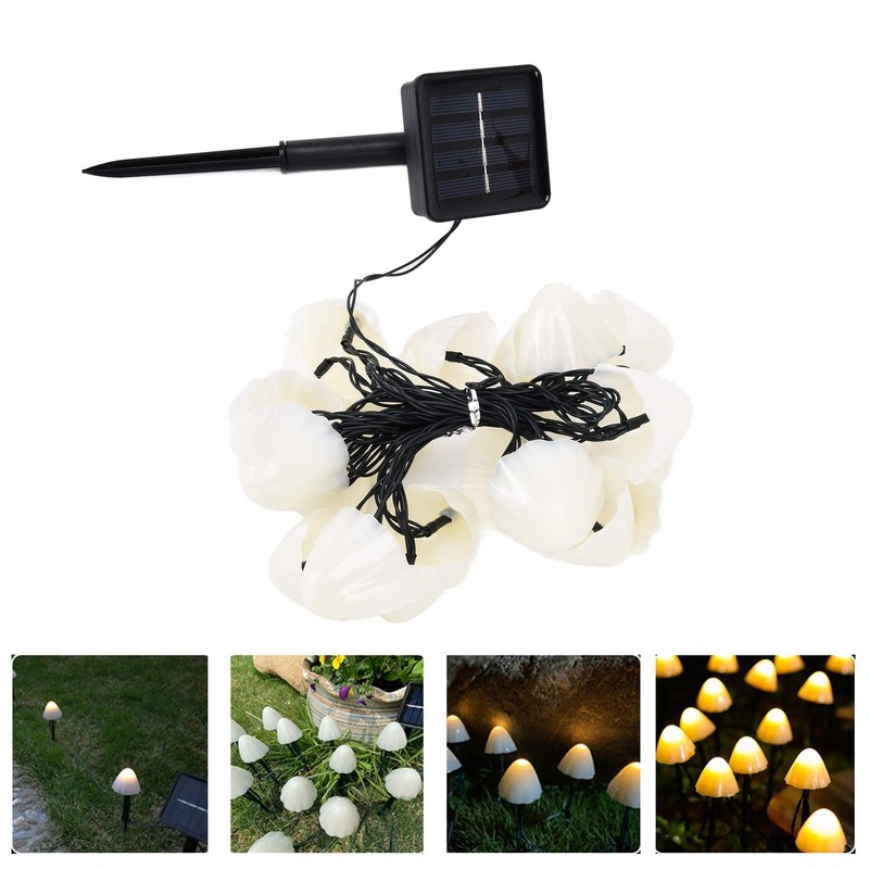 Solar Light String Waterproof Outdoor Garden Landscape Light 20LEDs 8