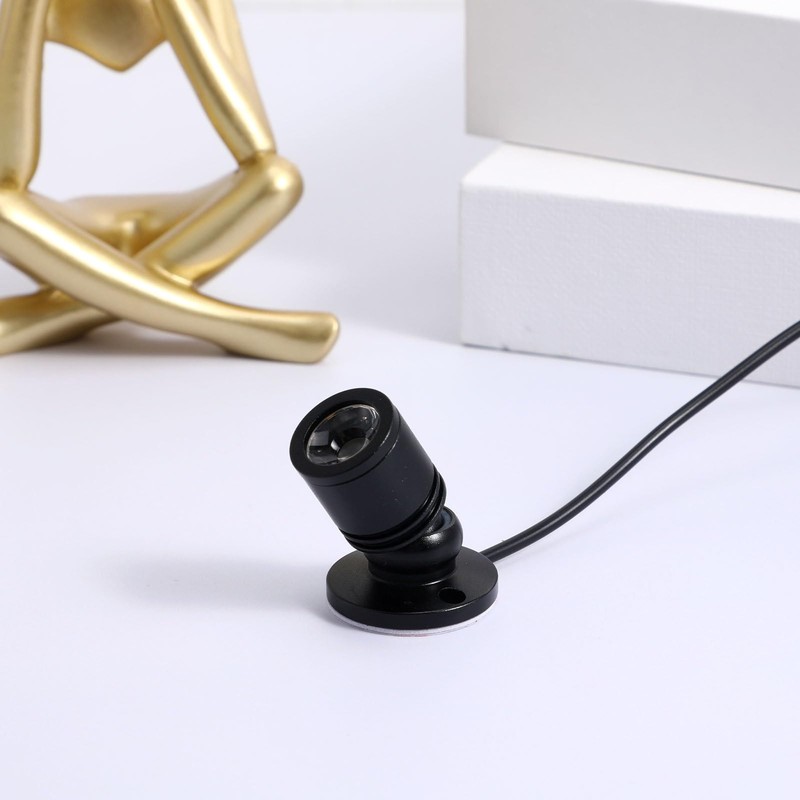 Uonlytech Small LED Spotlight Jewelry Showcase Small LED Spot Light