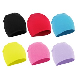 Zando Baby Hats Soft Knit Beanie Hat Toddler Beanies for Girls Boys Newborn Baby Hats Infant Beanies Caps 0-4T 6 Pack 2 0-12 Months