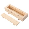 DOITOOL Sushi Making Kit Wooden Rectangular Sushi Press Mold Maker