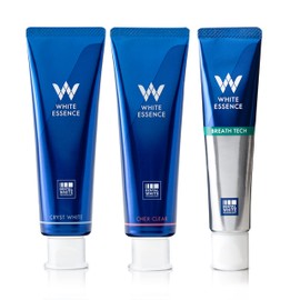 White Essence Toothpaste Set, Whitening, Periodontal Disease, Bad Breath Care, Toothpaste, Teeth Whitening (1 Cristo White + 1 Shale Clear + 1 Breath Stick)
