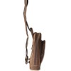 Woodland Leather Backpack, Small Size, Natural, Soft Buffalo Leather, Dark