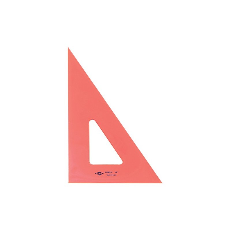 Alvin, Triangle Ruler with Fluorescent Edges, Drafting Tool Kits -