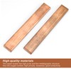 Copper Flat Bar, JANDH 2 Pieces Copper Plate, 100mm x