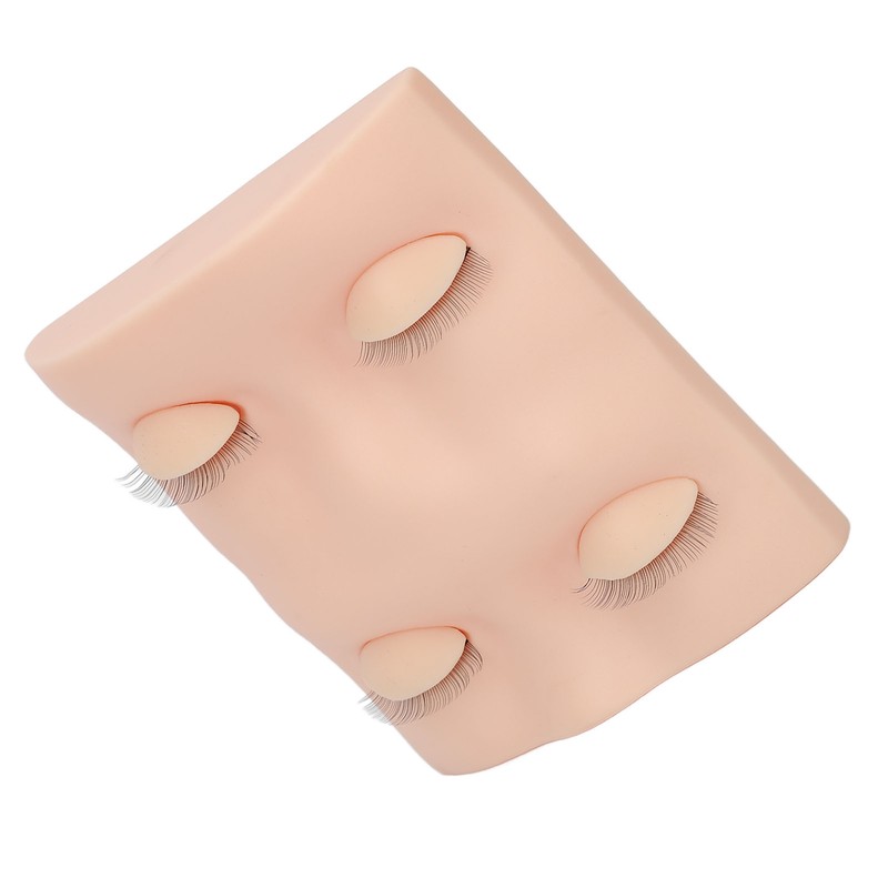 Lash Mannequin Head with with 3 Pairs Replacement Eyelids Realistic