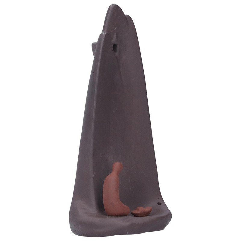 Ceramic Backflow Incense Burner Sandalwood Stick Aromatherapy Landscape Holder Decoration