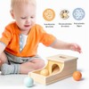 Edición Ocupada Caja de Permancia de Objetos de Madera para