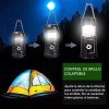Moreka Lámpara Recargable Solar Linterna Camping Led --para Acampar