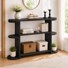 Gewudraw 39” Console Table with Storage, 3 Tier Entryway Table