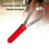 SEIWEI Equine Sweat Scraper Horse Shedding Care Tool, Stainless Steel