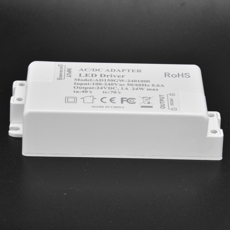 DC 24V 24W 1A LED Driver Constant Voltage Flame Retardant