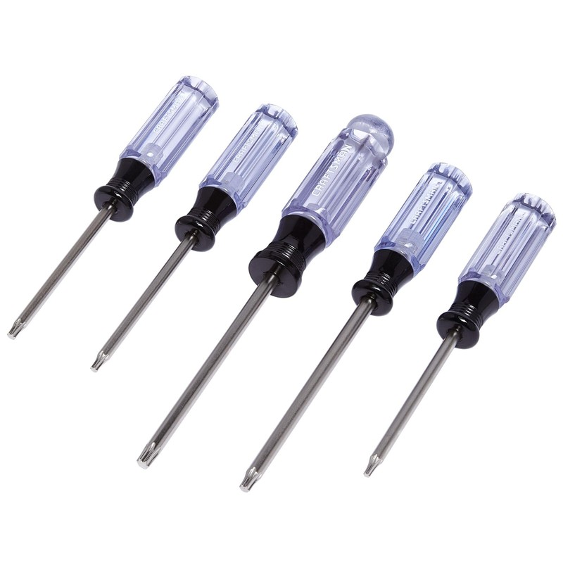 CRAFTSMAN Screwdriver Set, Torx, Acetate Handle, 5 Piece (CMHT65051)
