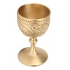 Gold Chalice Retro Embossed Style Thickened Brass Luxurious Elegant Luster