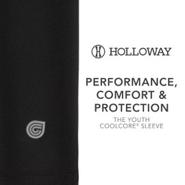 Holloway Youth Arm Sleeve Powered by Coolcore®, Black, L/XL